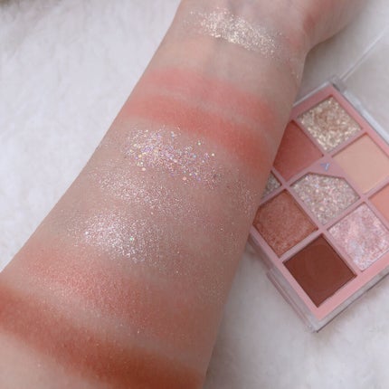 グリッターペディアアイパレット/unleashia/アイシャドウパレットを使ったクチコミ(9枚目)