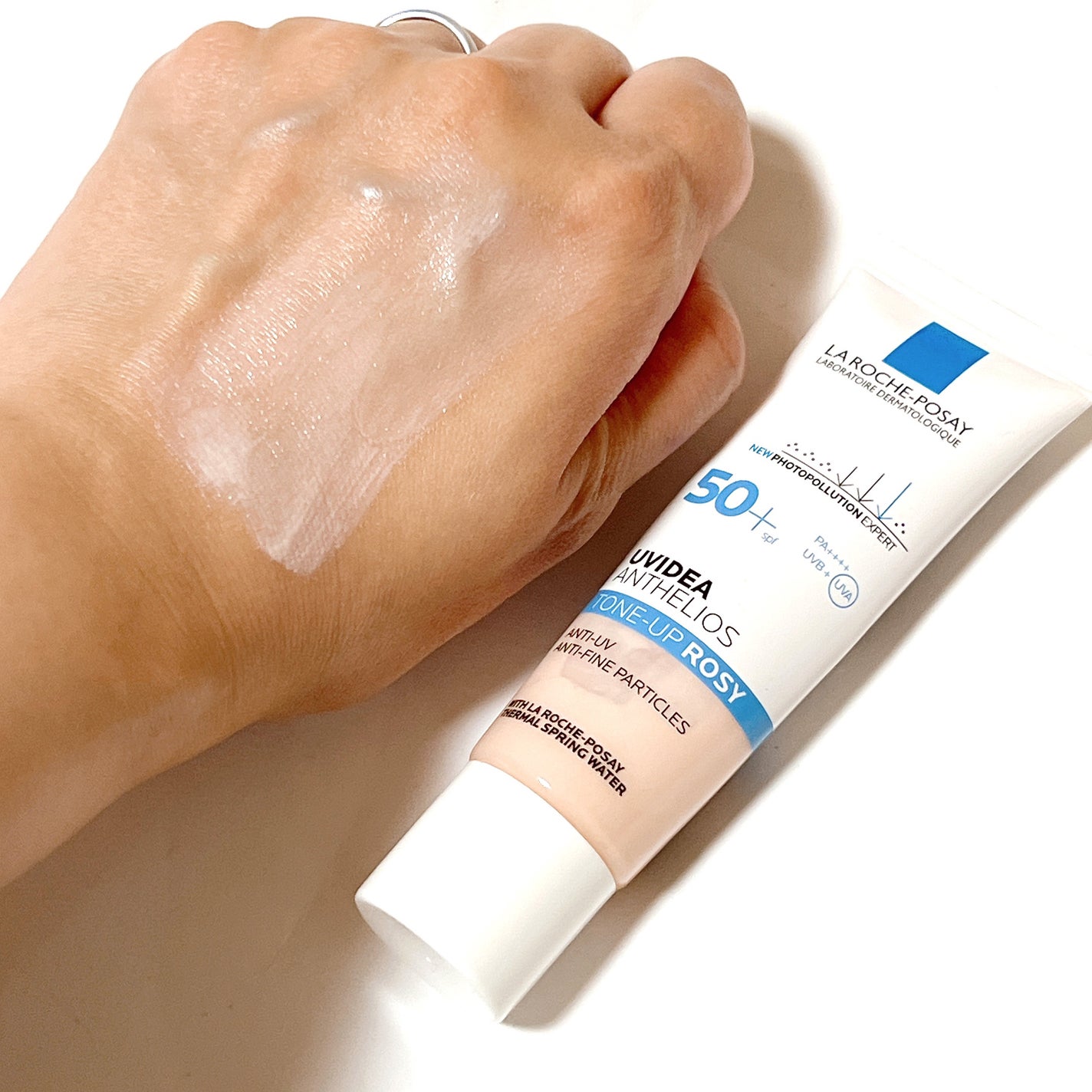 UVイデア XL プロテクショントーンアップ ローズ/ラ ロッシュ ポゼ/日焼け止めクリームを使ったクチコミ(3枚目)