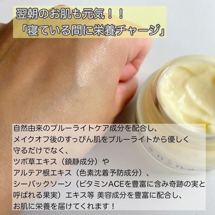 リラクシングナイトマスク/PANANINA/フェイスクリームを使ったクチコミ(4枚目)