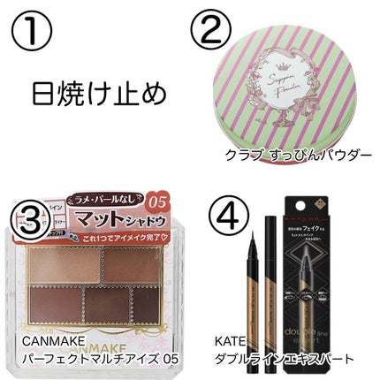 パーフェクトマルチアイズ/キャンメイク/アイシャドウパレットを使ったクチコミ(2枚目)