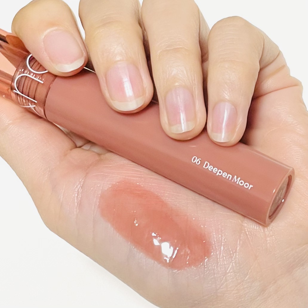 グラスティングカラーグロス/rom&nd/リップグロスを使ったクチコミ（2枚目）