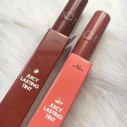 ジューシーラスティングティント/rom&nd/リップティントを使ったクチコミ(4枚目)