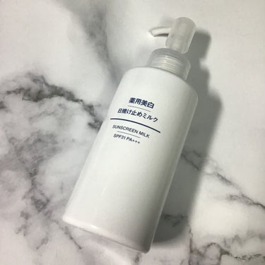 薬用美白 日焼け止めミルク SPF31 PA+++/無印良品/日焼け止め・UVケアを使ったクチコミ（1枚目）