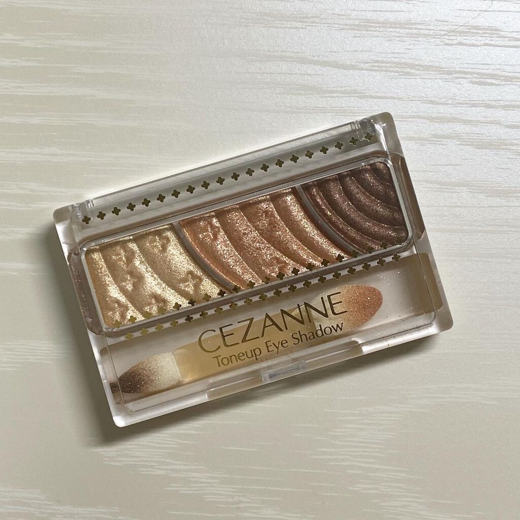 トーンアップアイシャドウ/CEZANNE/アイシャドウパレットを使ったクチコミ(1枚目)