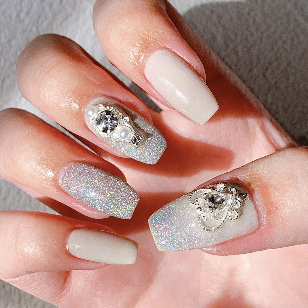 プリジェルミューズ M098 セピアベージュ/プリジェル/ジェルネイルを使ったクチコミ（2枚目）