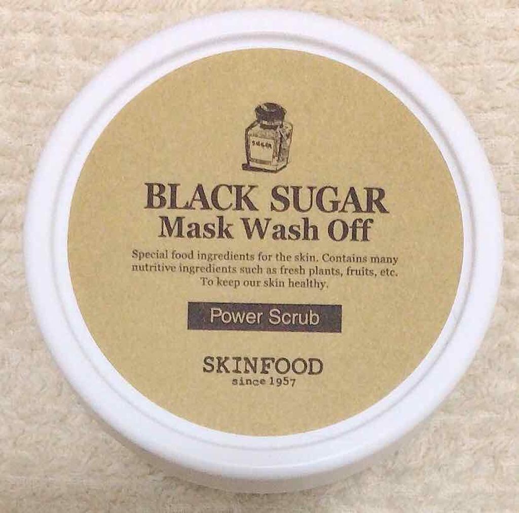 ブラックシュガーマスク ウォッシュオフ/SKINFOOD/洗い流すパック・マスクを使ったクチコミ（1枚目）