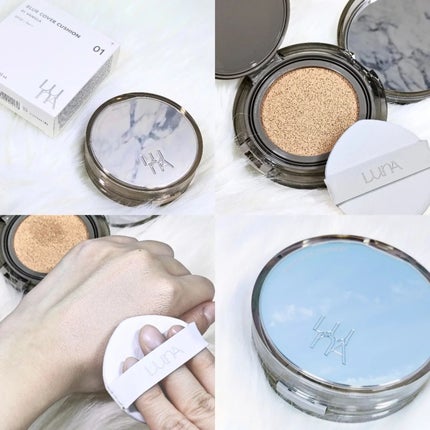 ブラーカバークッション/LUNA/クッションファンデーションを使ったクチコミ(2枚目)