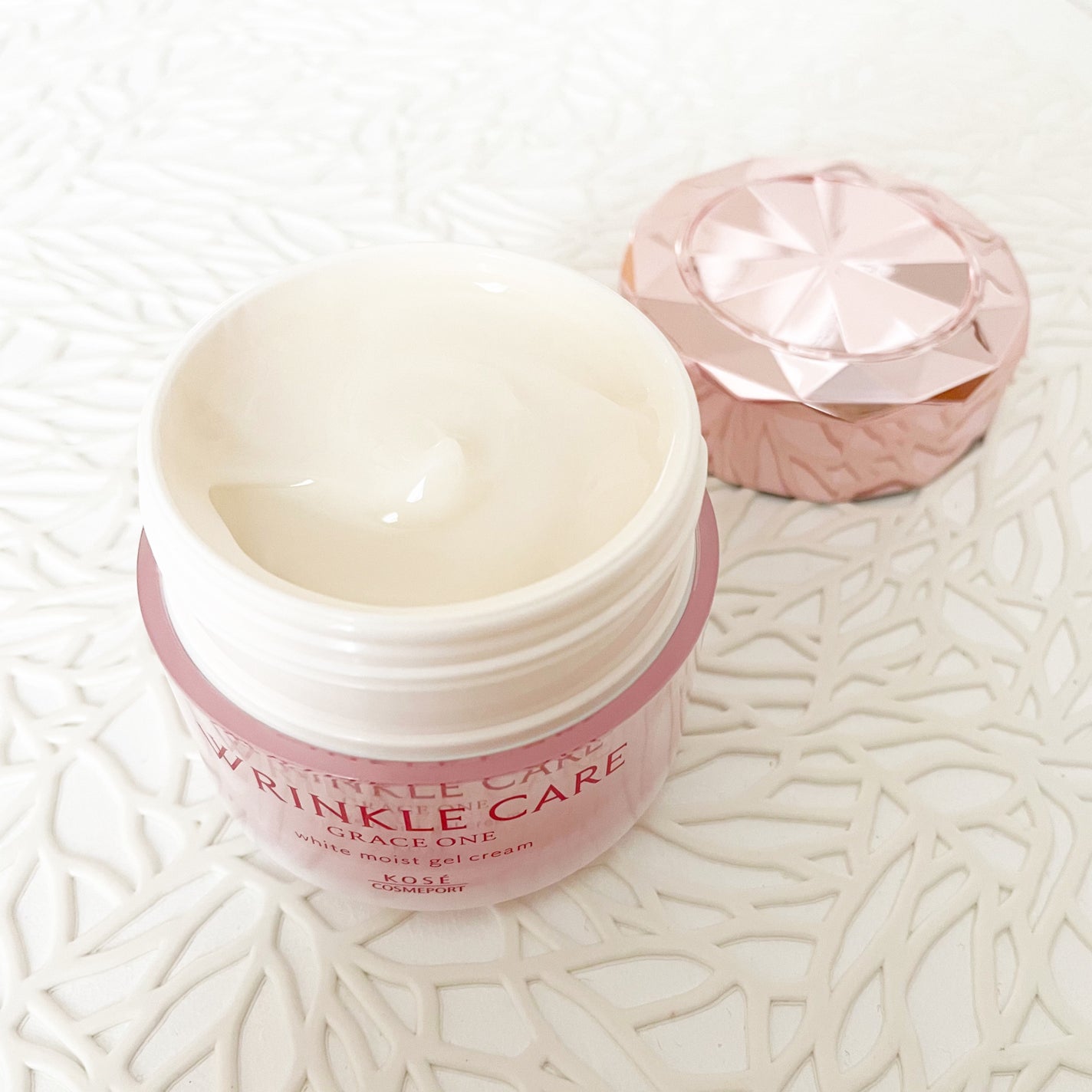 リンクルケア ホワイト モイストジェルクリーム/グレイスワン/オールインワン化粧品を使ったクチコミ(2枚目)