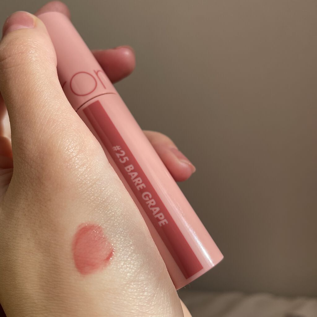 ジューシーラスティングティント/rom&nd/リップティントを使ったクチコミ（3枚目）