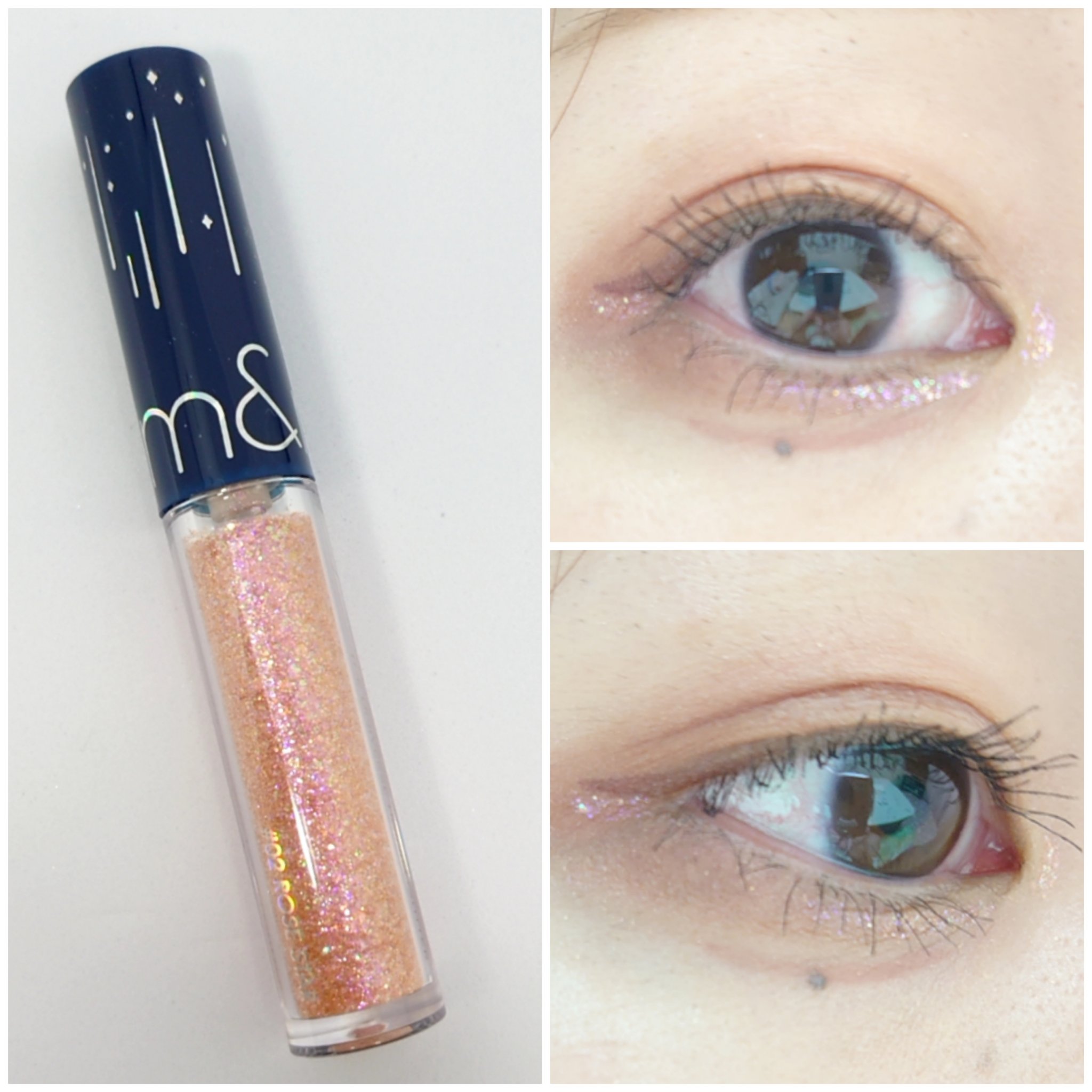 リキッド グリッター シャドウ/rom&nd/グリッターを使ったクチコミ（1枚目）