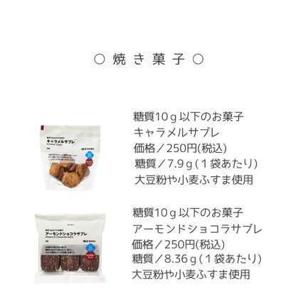 糖質10g以下のお菓子/無印良品/低糖質食品を使ったクチコミ(6枚目)