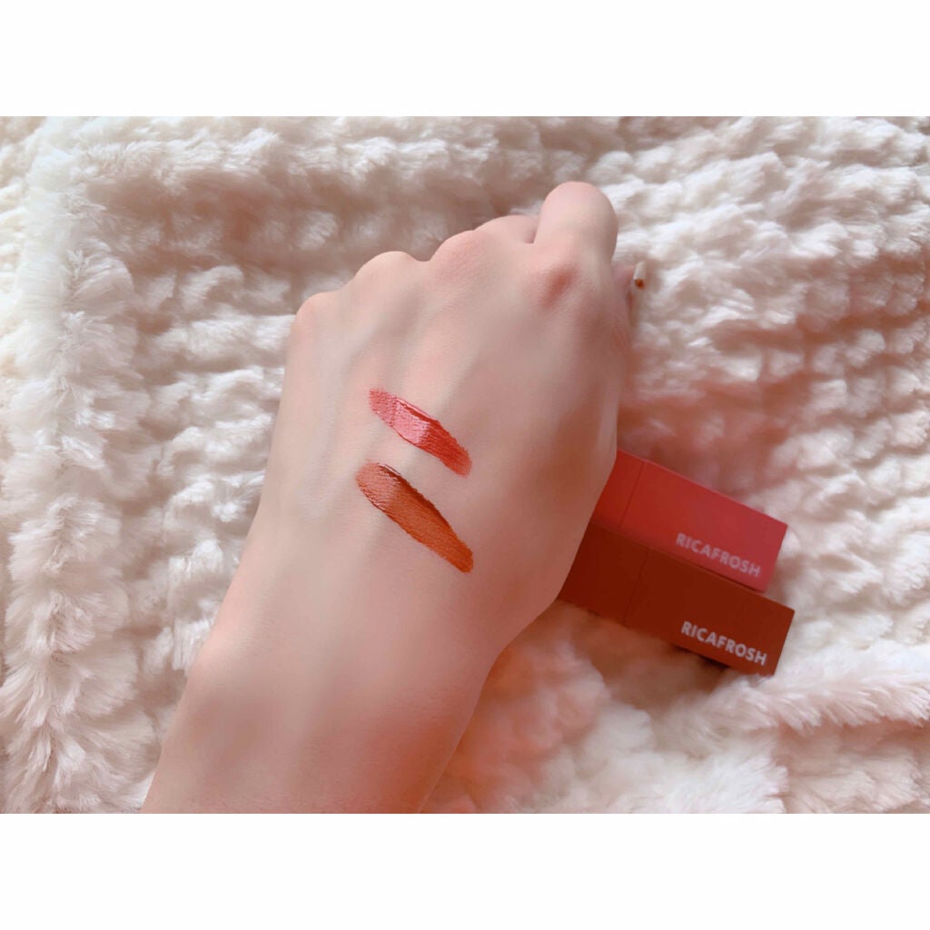 ジューシーリブティント/RICAFROSH/リップティントを使ったクチコミ(2枚目)
