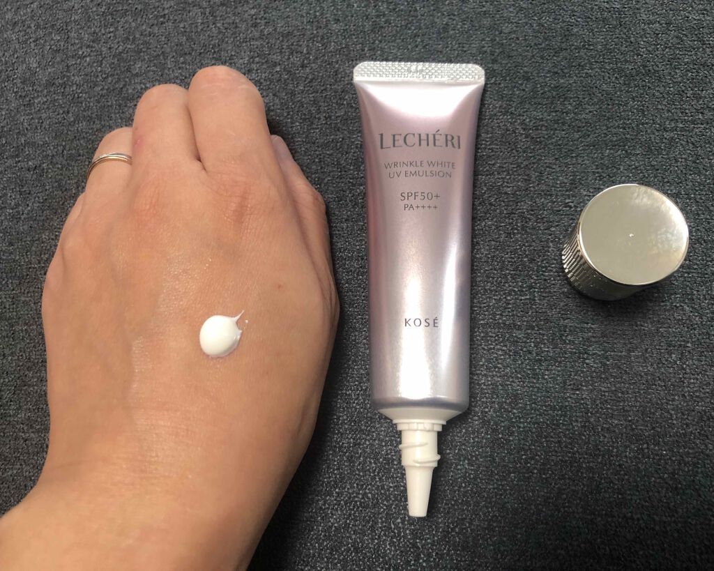 リンクルホワイト UVエマルジョン/ルシェリ/乳液を使ったクチコミ（2枚目）