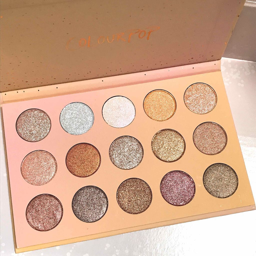  ダブルエンテンダー/ColourPop/アイシャドウパレットを使ったクチコミ（2枚目）