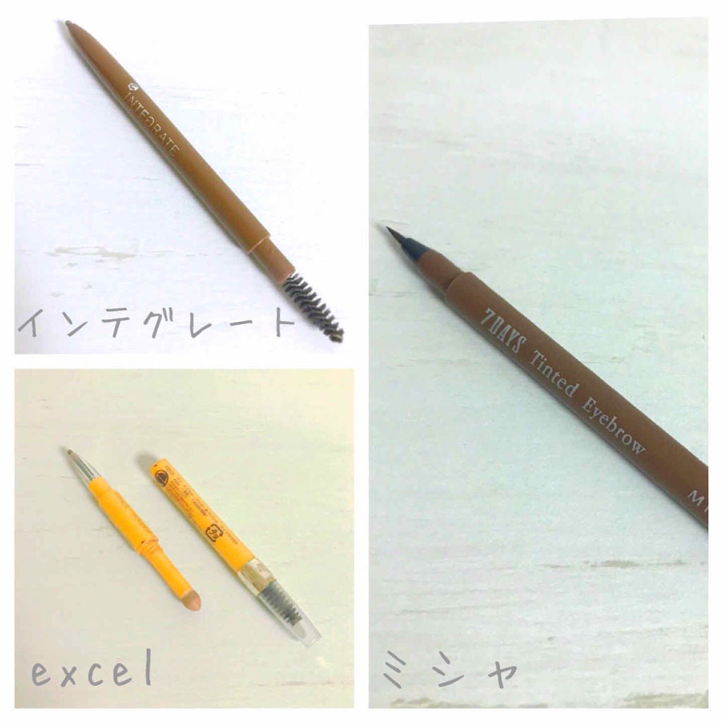 パウダー&ペンシル アイブロウEX/excel/アイブロウペンシルを使ったクチコミ(4枚目)