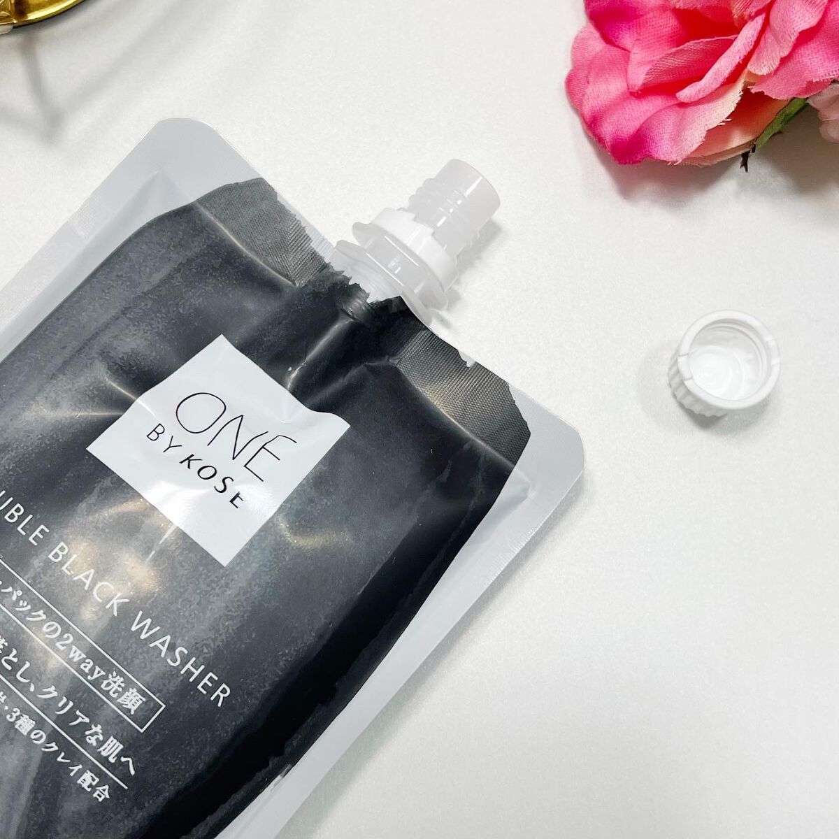 ダブル ブラック ウォッシャー/ONE BY KOSE/その他洗顔料を使ったクチコミ（3枚目）