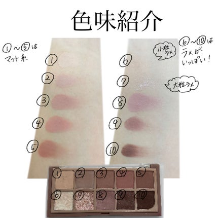 MDショールモーメント アイシャドウパレット/mude/アイシャドウパレットを使ったクチコミ(3枚目)