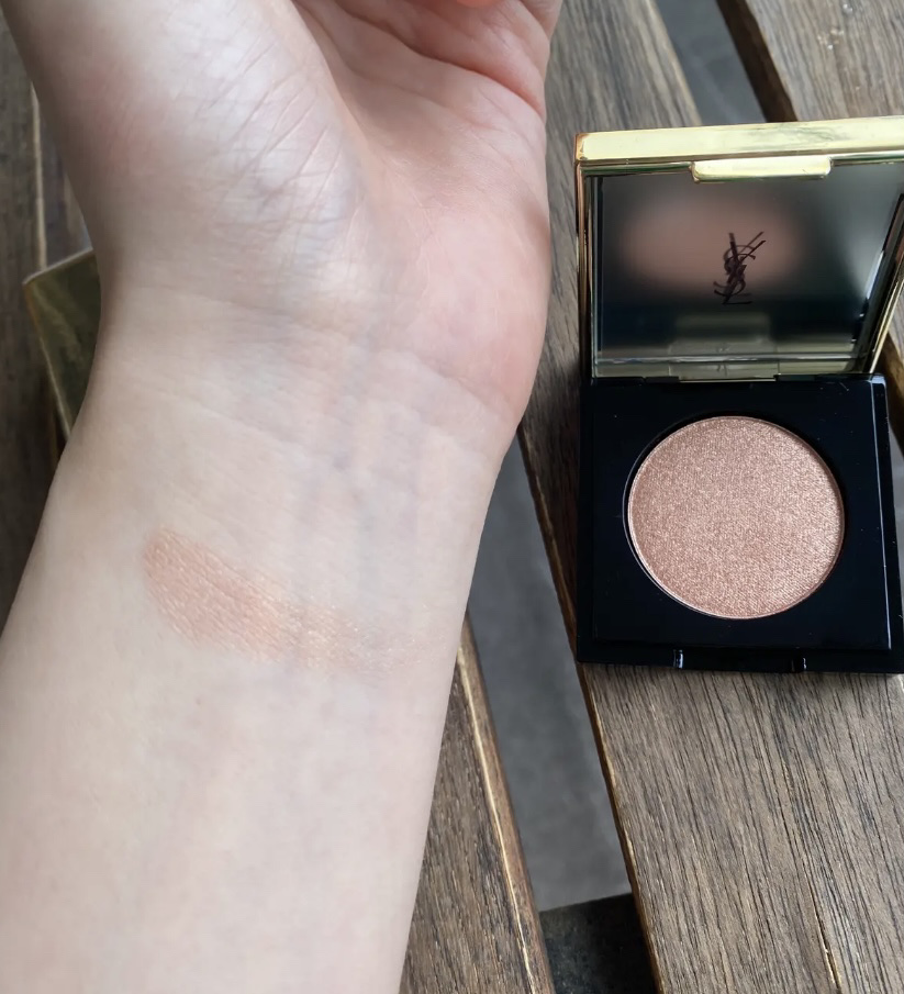 サテン クラッシュ No.4 エクストリーム コッパー/YVES SAINT LAURENT BEAUTE/単色アイシャドウを使ったクチコミ（3枚目）