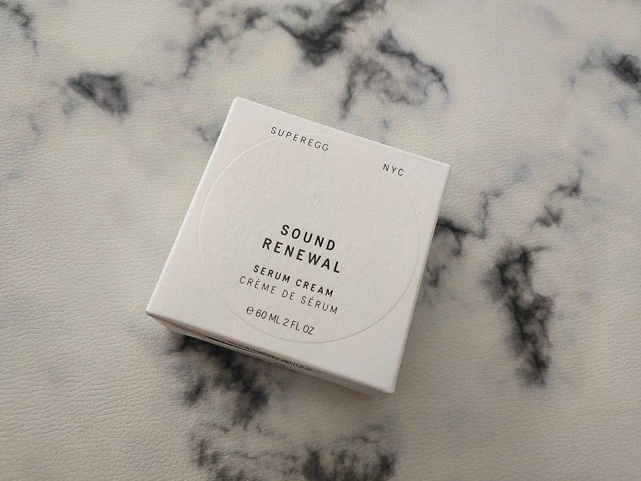 サウンド リニューアル セラムクリーム/SUPEREGG /フェイスクリームを使ったクチコミ(2枚目)