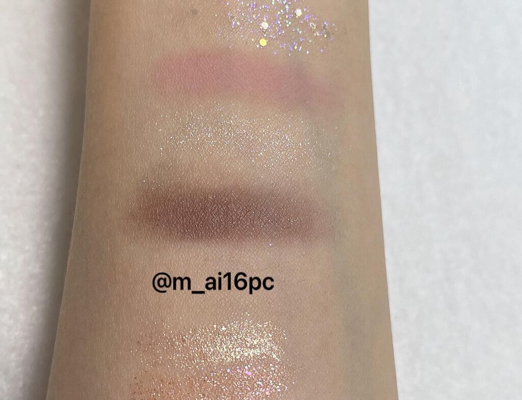 TWINKLE POP Pearl Flex Glitter Eye Palette/CLIO/アイシャドウパレットを使ったクチコミ(2枚目)