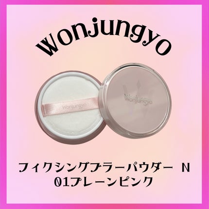 ウォンジョンヨ フィクシングブラーパウダー N/Wonjungyo/ルースパウダーを使ったクチコミ(1枚目)