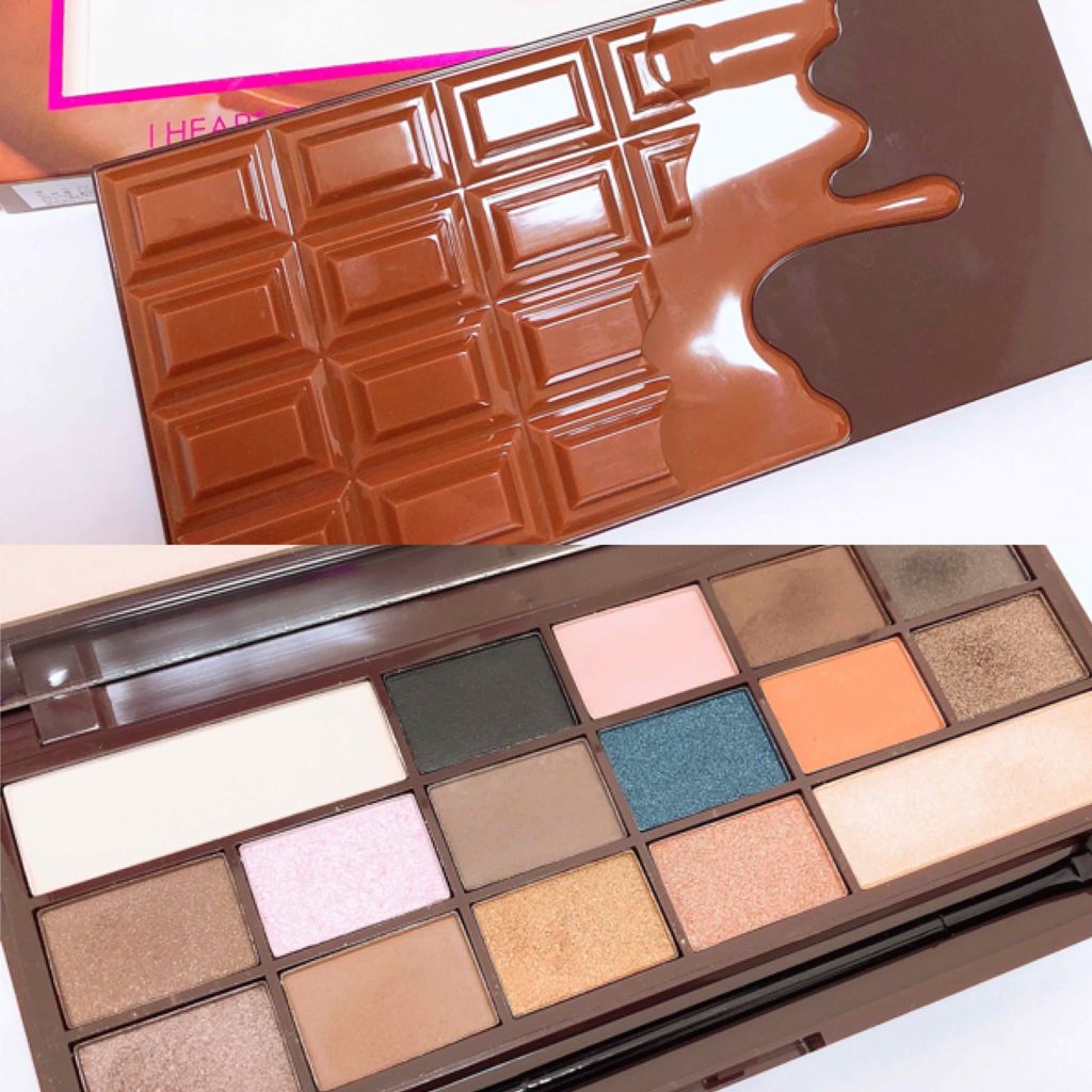 アイラブチョコレート/MAKEUP REVOLUTION/アイシャドウパレットを使ったクチコミ（1枚目）