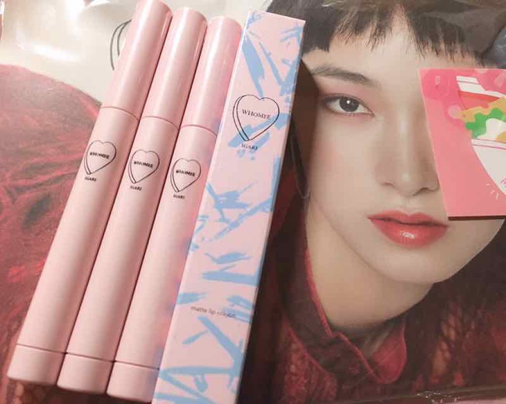 マットリップクレヨン/WHOMEE/口紅を使ったクチコミ(1枚目)