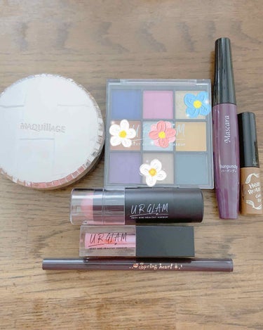 UR GLAM　BLOOMING EYE COLOR PALETTE/U R GLAM/アイシャドウパレットを使ったクチコミ（1枚目）