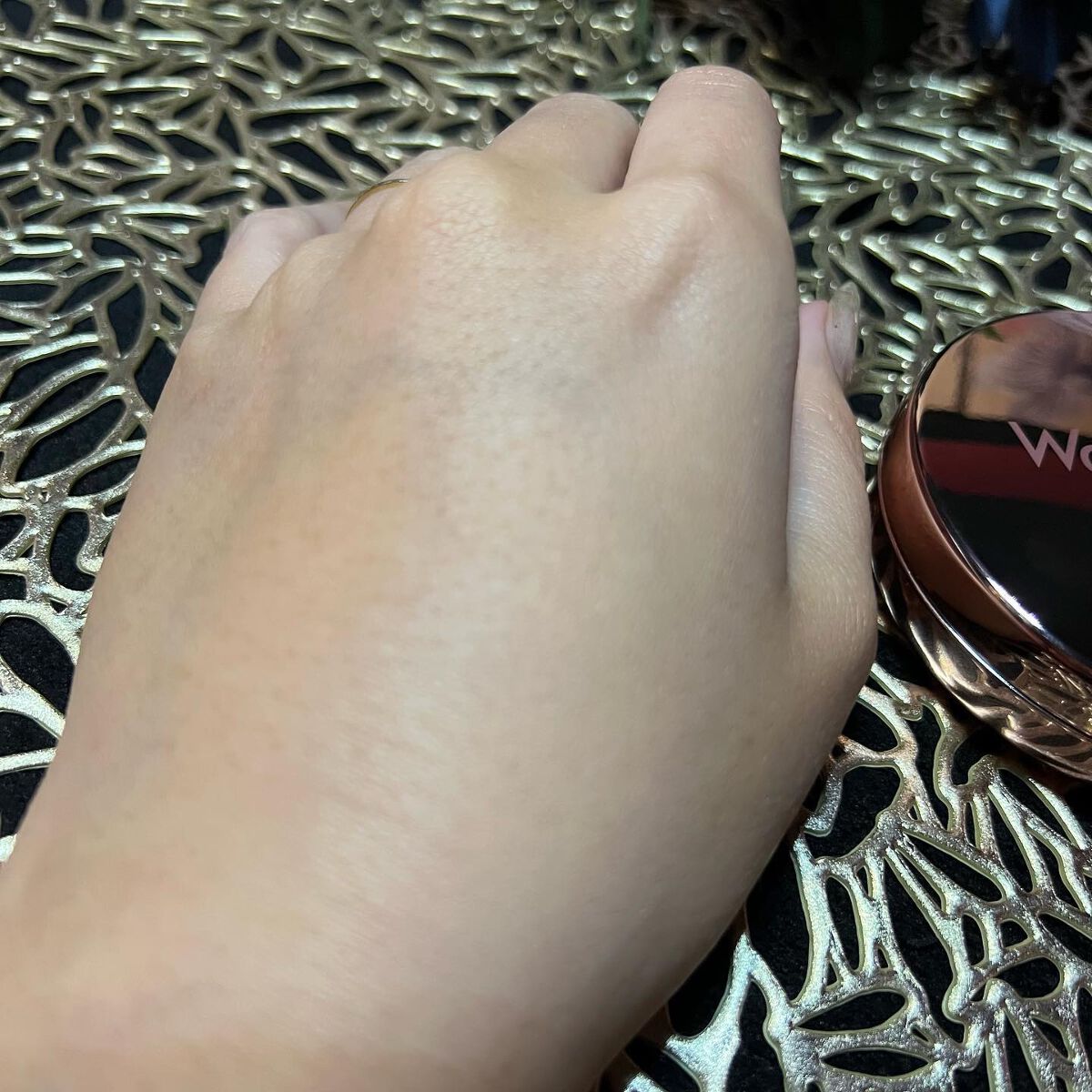 ウォンジョンヨ フィッティングクッション グロウ 01 ペールピンク/Wonjungyo/クッションファンデーションを使ったクチコミ（2枚目）