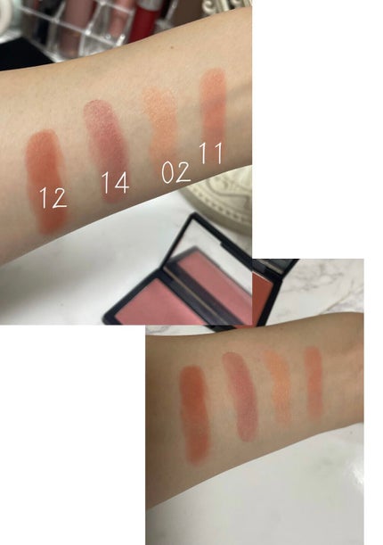 ピュア チーク カラー/heme/パウダーチークを使ったクチコミ(9枚目)