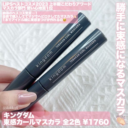 キングダム 束感カールマスカラ/キングダム/マスカラを使ったクチコミ(2枚目)