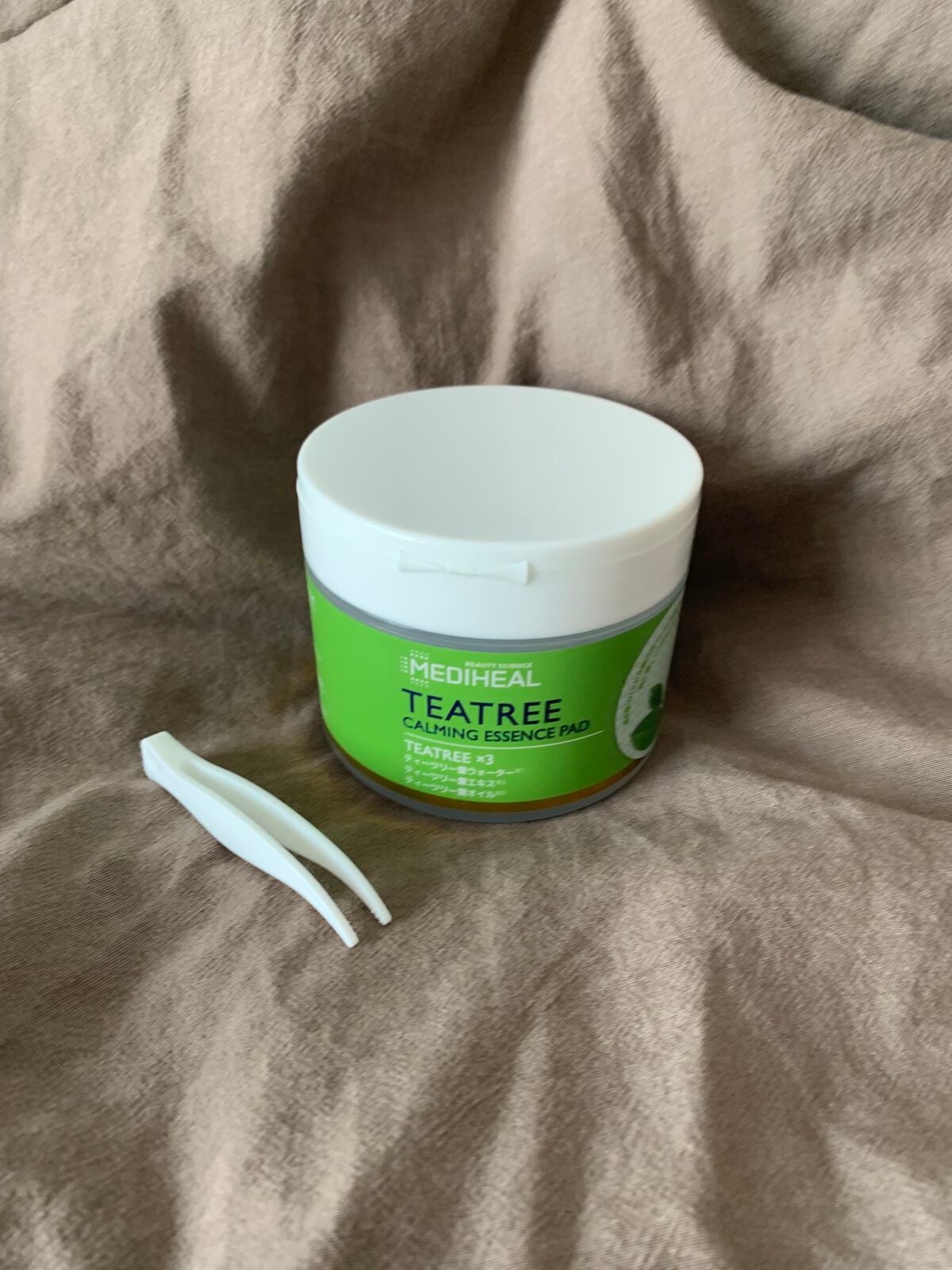 ティーツリーカーミングエッセンスパッド/MEDIHEAL/トナーパッドを使ったクチコミ(1枚目)