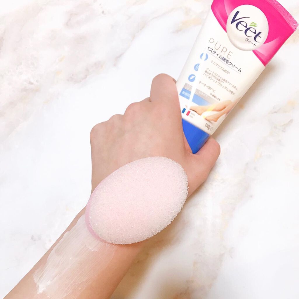ヴィート ピュアバスタイム除毛クリーム 敏感肌用/Veet/除毛クリームを使ったクチコミ(4枚目)