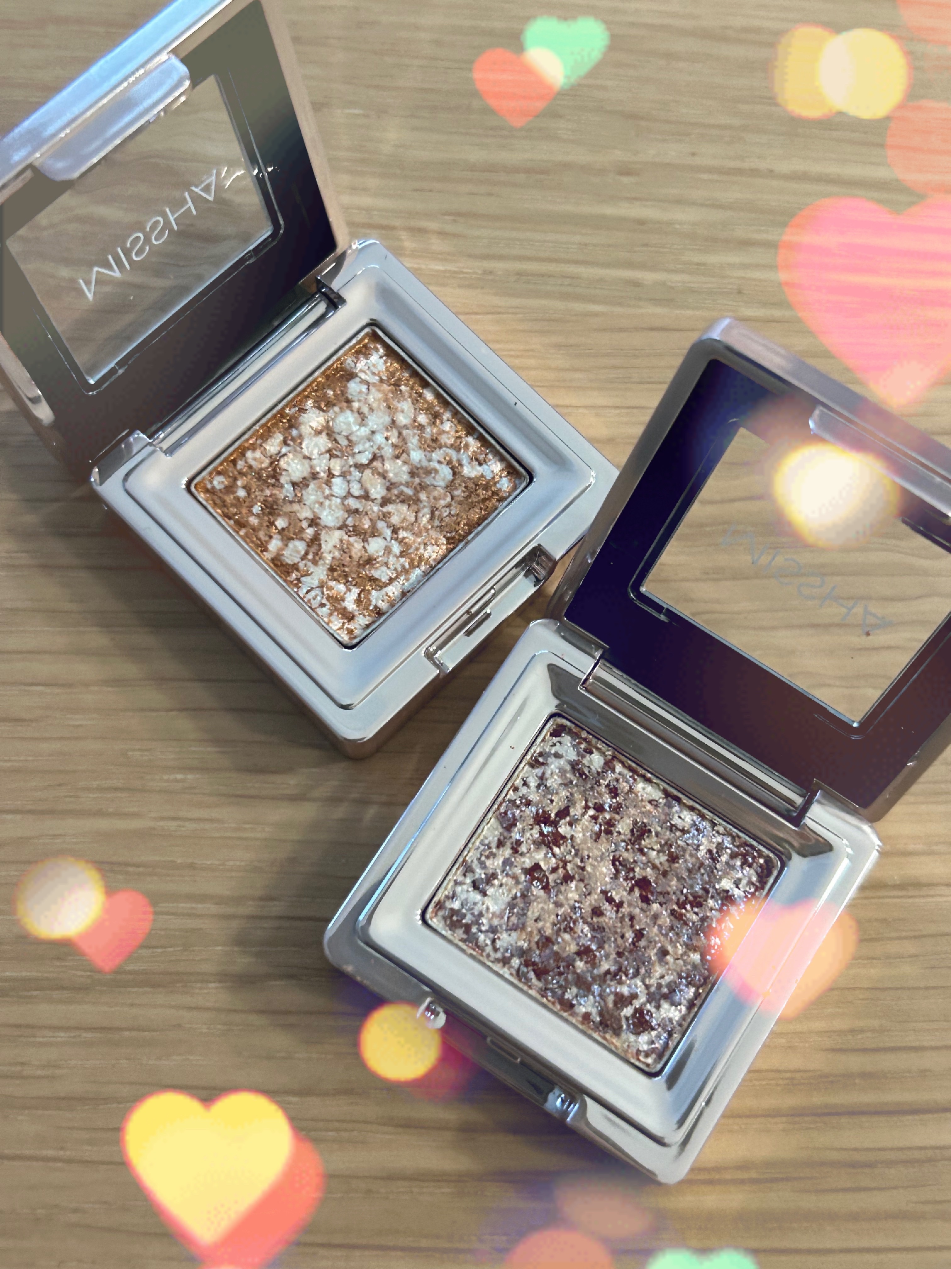 グリッタープリズム シャドウ/MISSHA/グリッターを使ったクチコミ（1枚目）
