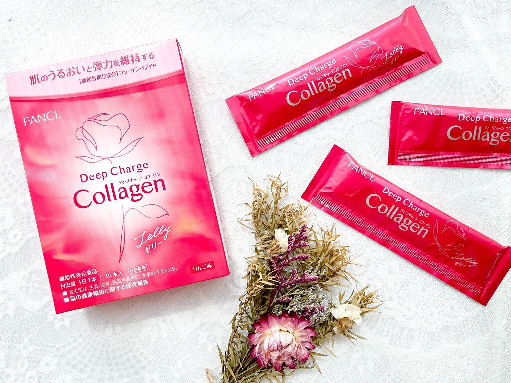 ディープチャージ  コラーゲン スティックゼリー/ファンケル/美容サプリメントを使ったクチコミ（1枚目）