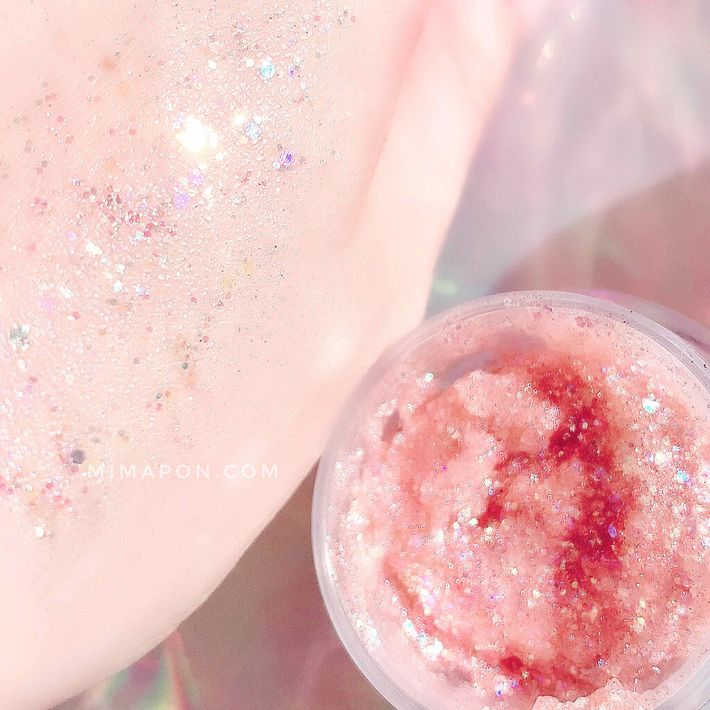 ゲットルーズグリッタージェル/unleashia/グリッターを使ったクチコミ（2枚目）