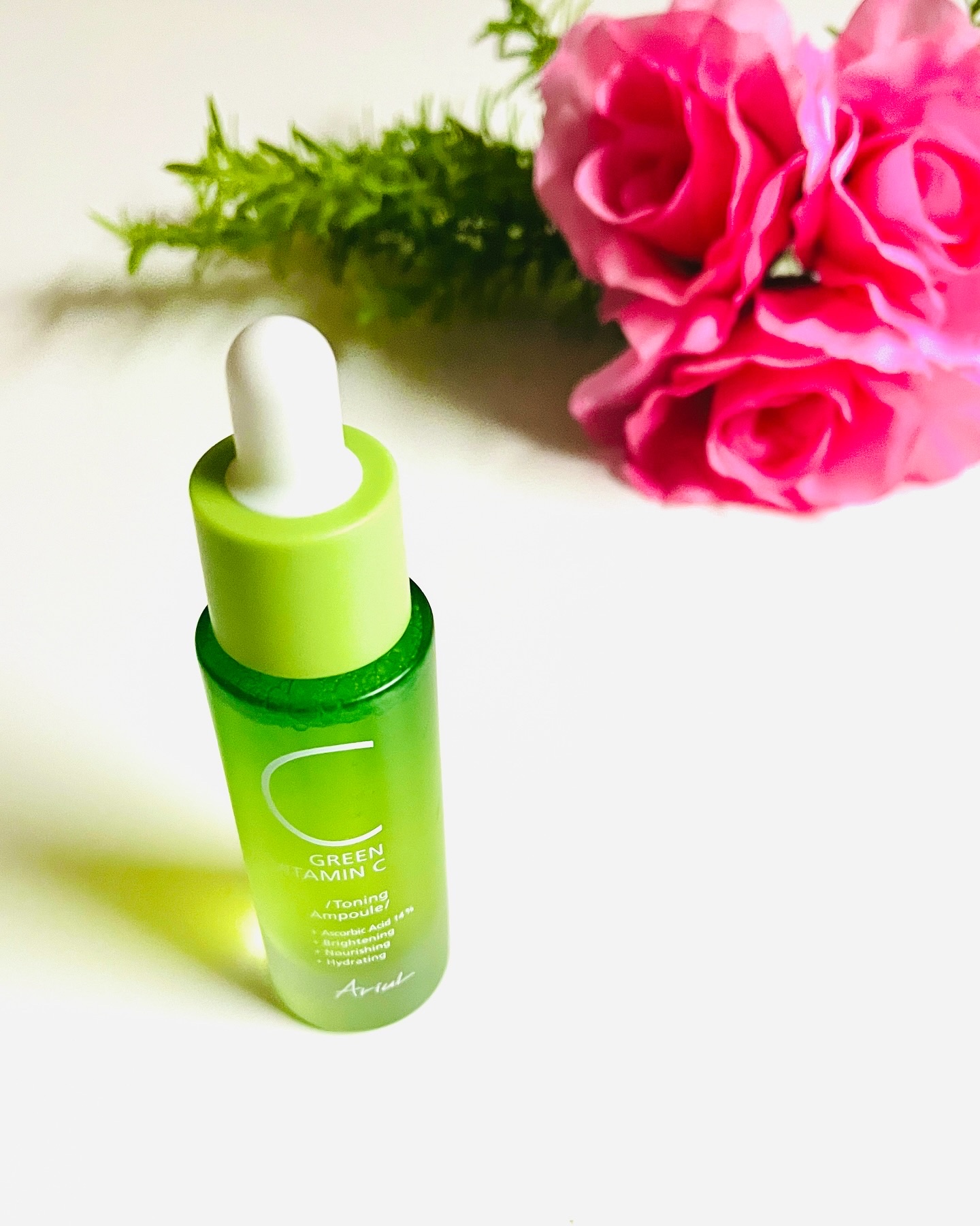 アリウル グリーンビタミンC トーニングセラム(アンプル)/Ariul/美容液を使ったクチコミ（3枚目）
