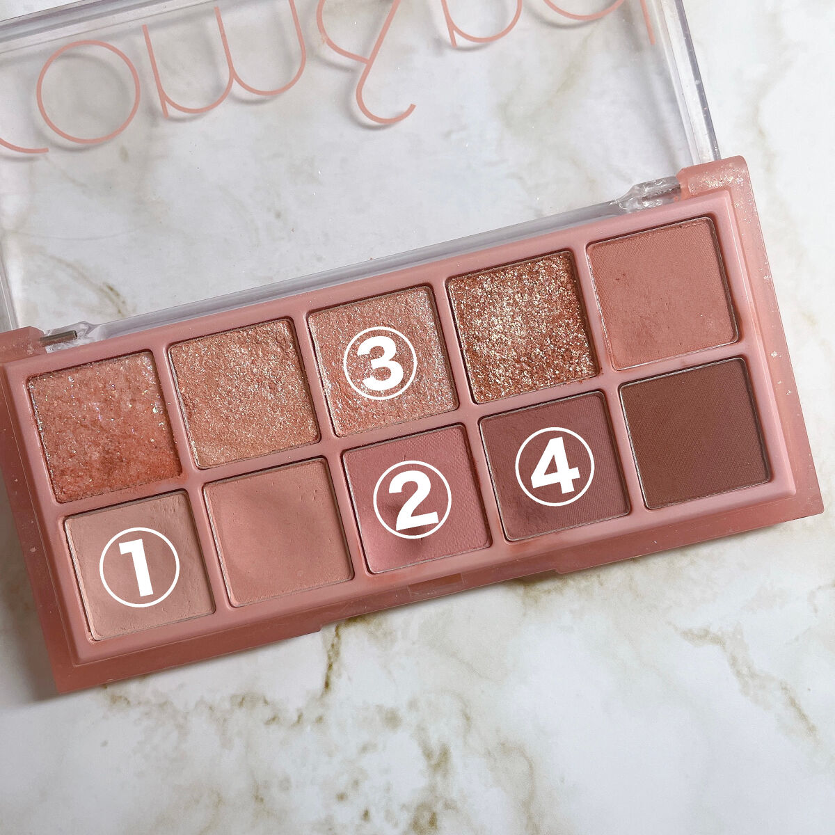 UR GLAM　EYESHADOW BRUSH C（アイシャドウブラシC）/U R GLAM/メイクブラシを使ったクチコミ（2枚目）