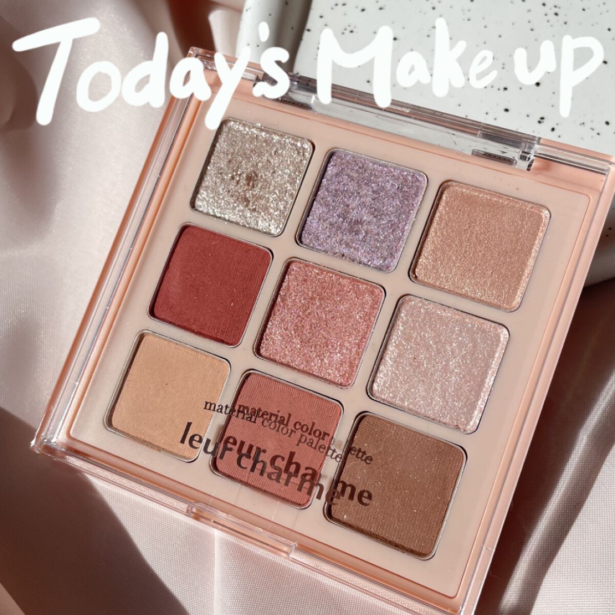 マテリアルカラーパレット 01 フランボワーズココ/leur charme/アイシャドウパレットを使ったクチコミ（1枚目）