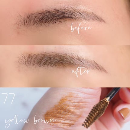 アイブローカラーワックス N/マキアージュ/眉マスカラを使ったクチコミ(6枚目)