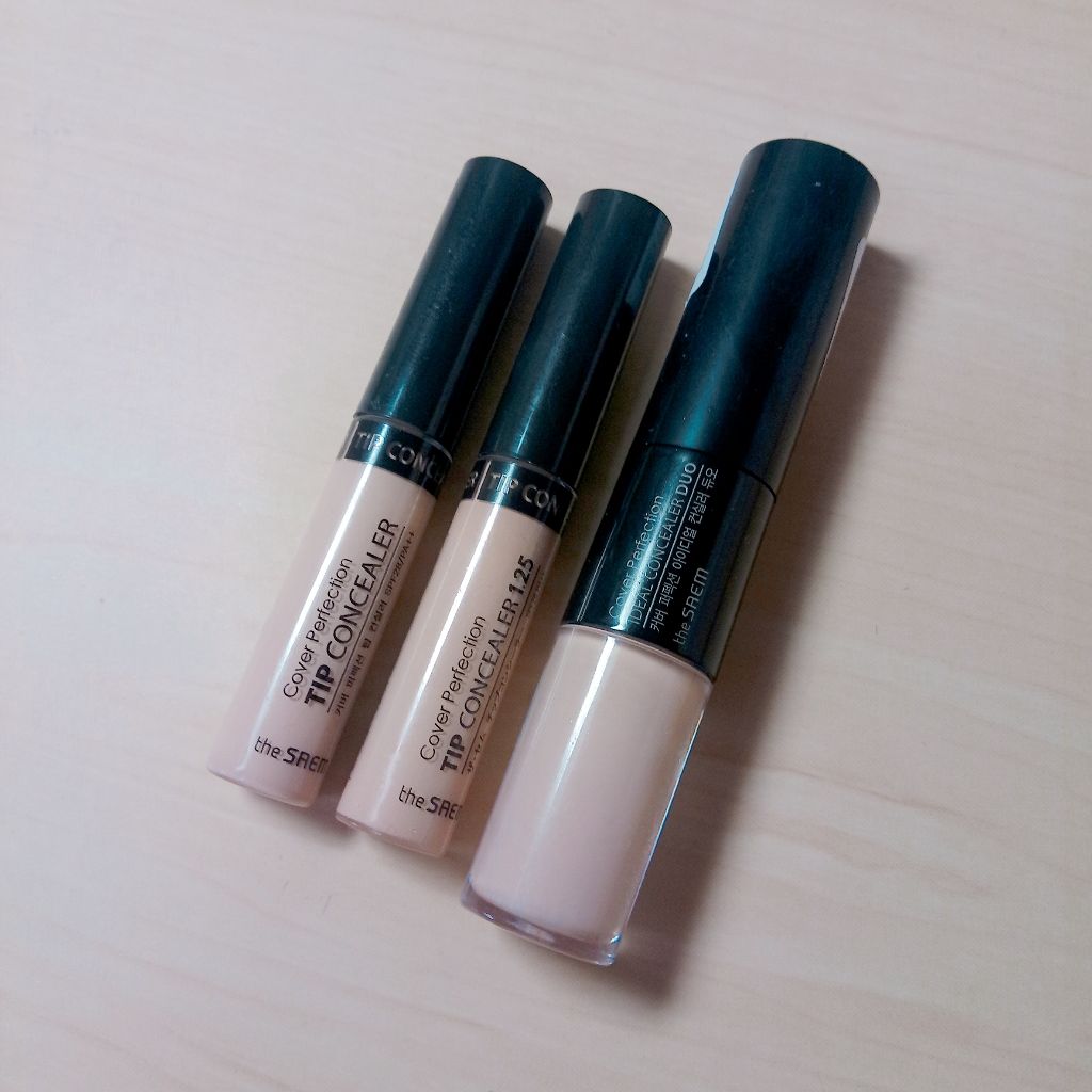 カバーパーフェクション アイディールコンシーラー デュオ/the SAEM/スティックコンシーラーを使ったクチコミ（2枚目）
