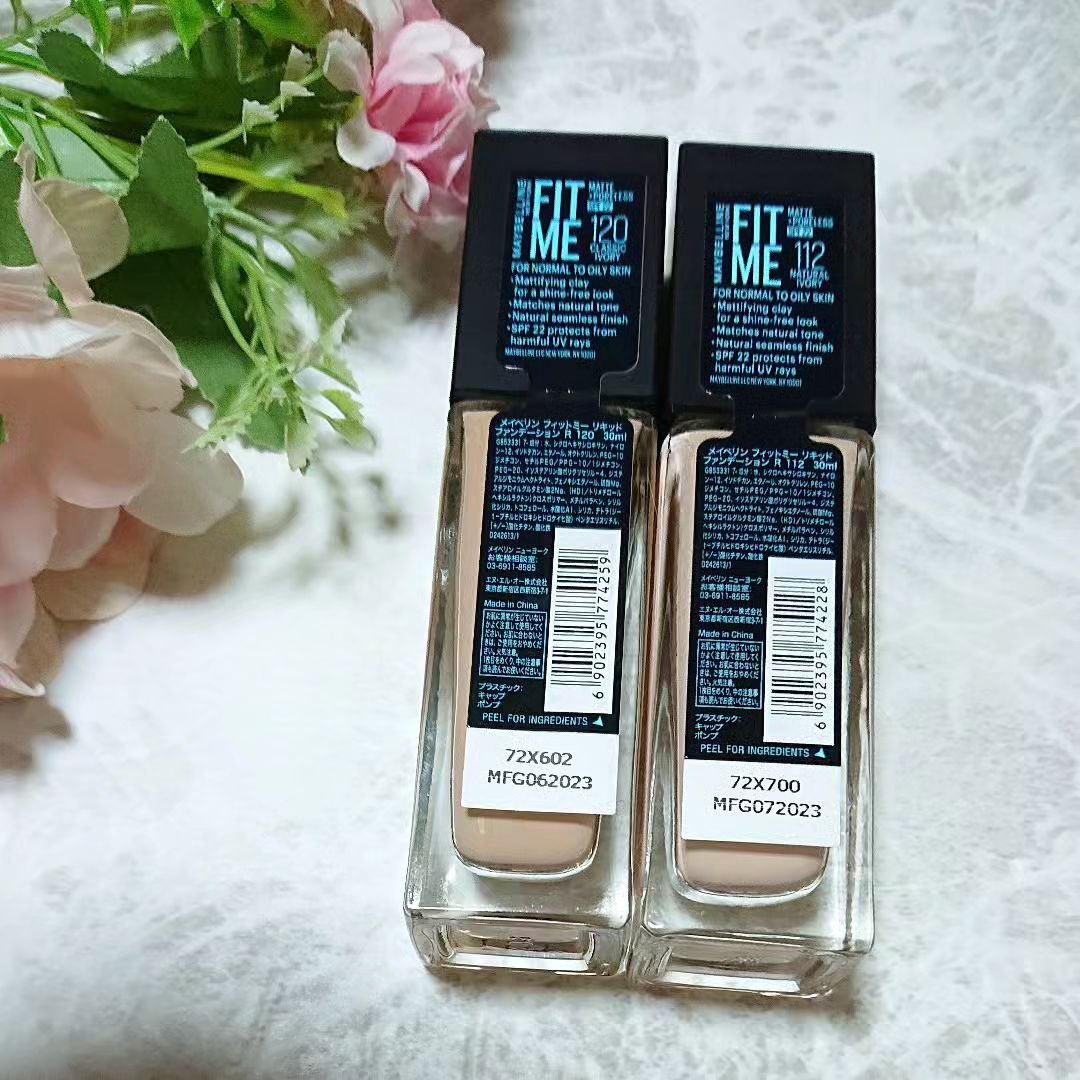 フィットミー リキッドファンデーション R/MAYBELLINE NEW YORK/リキッドファンデーションを使ったクチコミ（2枚目）