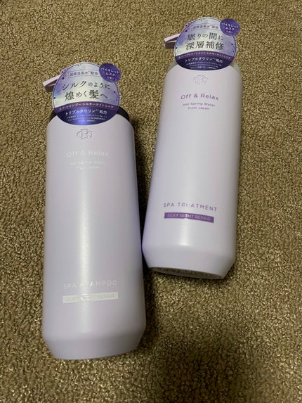OR スパ・シャンプー/ヘアトリートメント シルキーナイトリペア/Off&Relax/市販シャンプーを使ったクチコミ(1枚目)