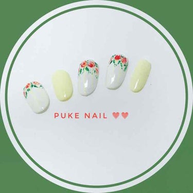 赤薔薇❤︎うすい黄色 ネイルチップ/PUKE NAIL/ネイルチップ・パーツを使ったクチコミ（3枚目）