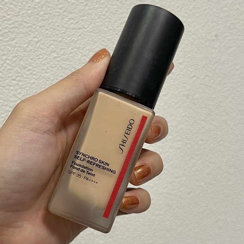 シンクロスキン セルフリフレッシング ファンデーション 160 Shell/SHISEIDO/リキッドファンデーションを使ったクチコミ（1枚目）