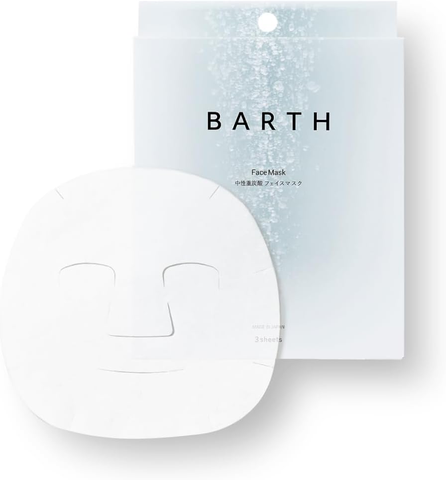 BARTH中性重炭酸フェイスマスク 3枚入り
