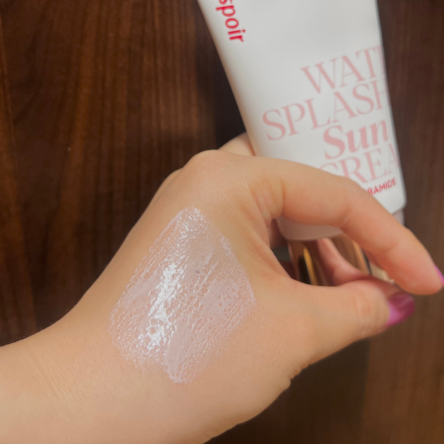 ウォータースプラッシュサンクリーム セラミド/espoir/日焼け止めクリームを使ったクチコミ(3枚目)