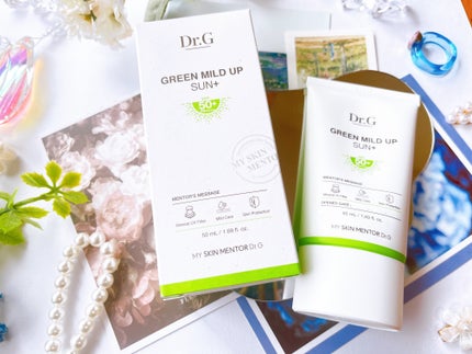 グリーンマイルドアップサンプラス/Dr.G/日焼け止めクリームを使ったクチコミ(2枚目)