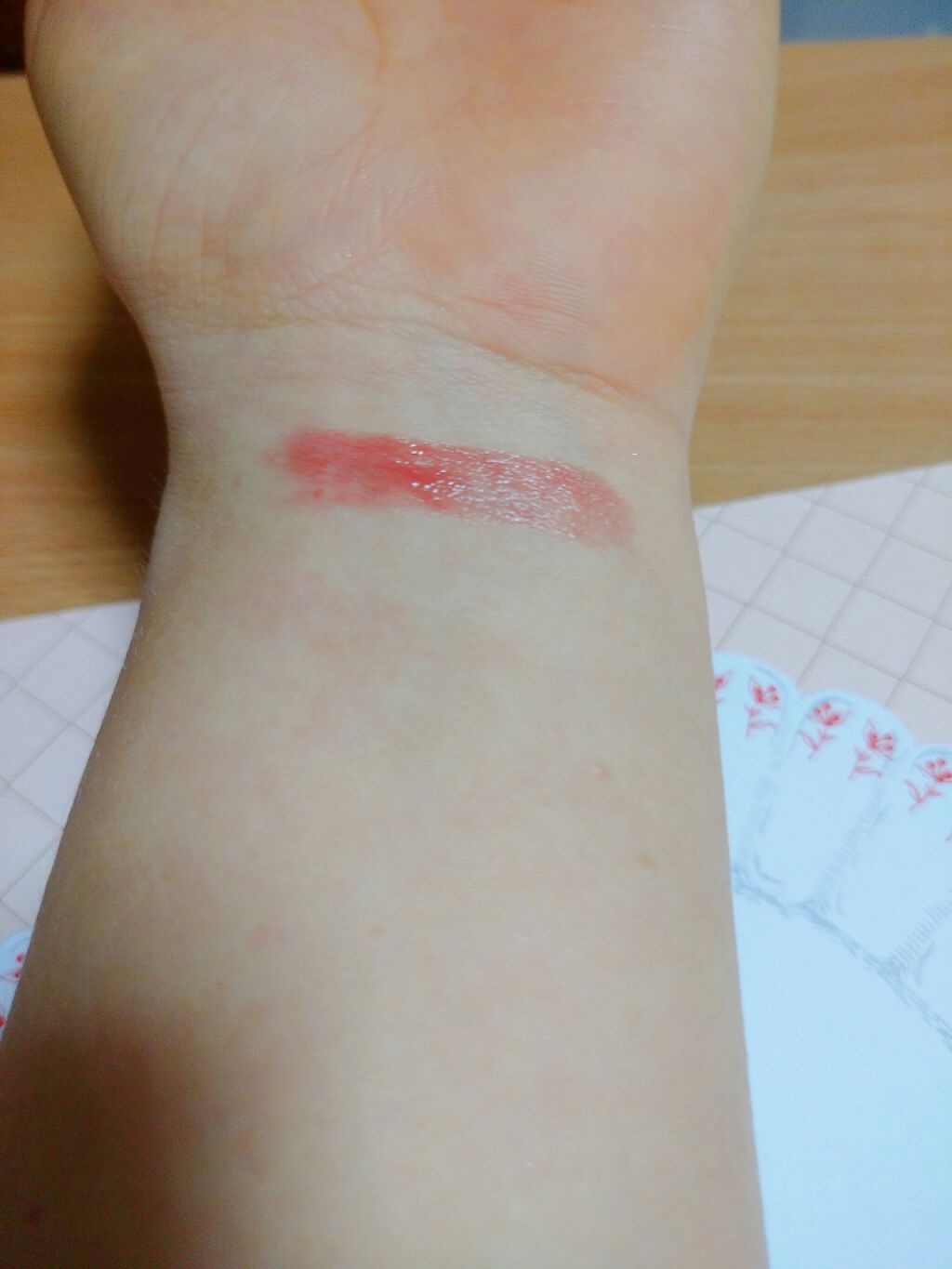 つやぷるリップR 104 脈ありPINK【旧】/b idol/口紅を使ったクチコミ（2枚目）