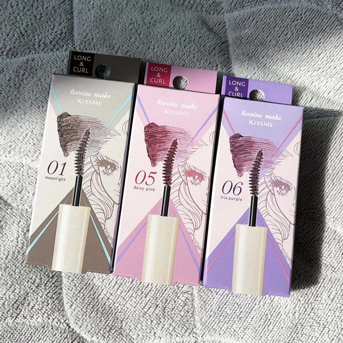 ロング＆カールマスカラ アドバンストフィルムC 01 ムーンライト/ヒロインメイク/マスカラを使ったクチコミ（2枚目）